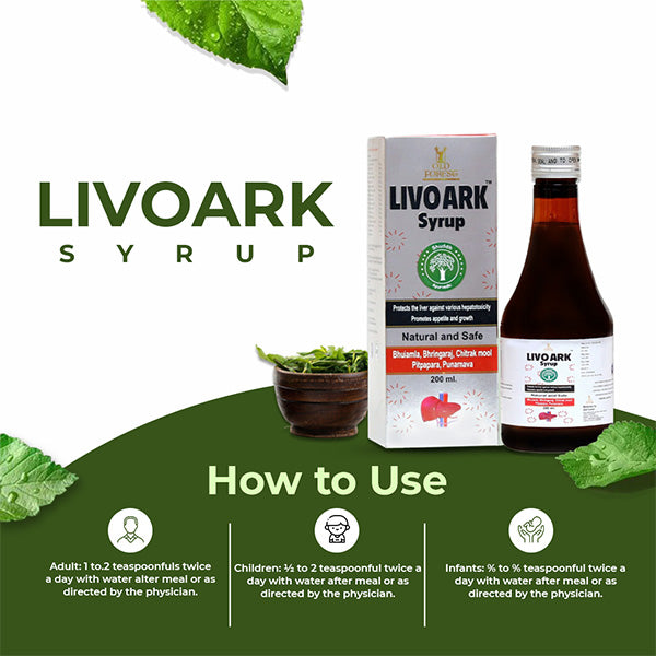 Livo Ark Syrup – Ayurvedic Liver Tonic for Fatty Liver & Detox
