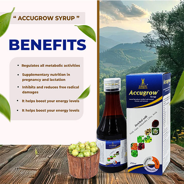 Accugrow Syrup – Complete Nutritional Support for Growing Bodies