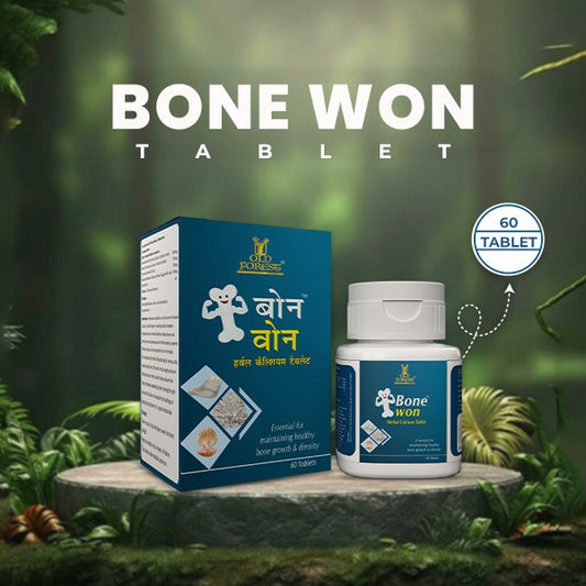 Bone Won – Natural Calcium Supplement for Strong & Healthy Bones