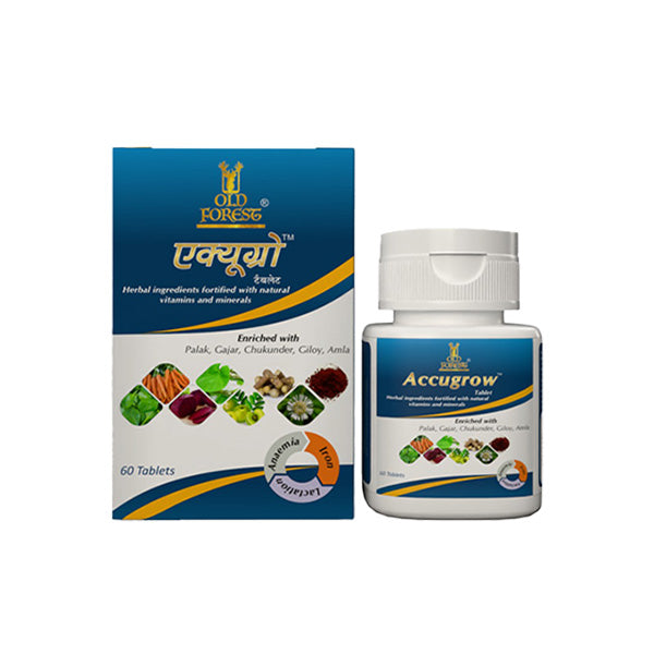 Accugrow Tablets – Multivitamin & Mineral Supplement for Optimal Wellness