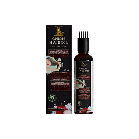 Onion Hair Oil – Ayurvedic Solution for Strong, Thick & Shiny Hair.