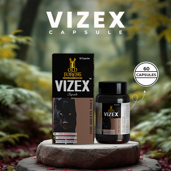 Vizex Capsules – Boost Confidence, Power & Drive – Old Forest Ayurved