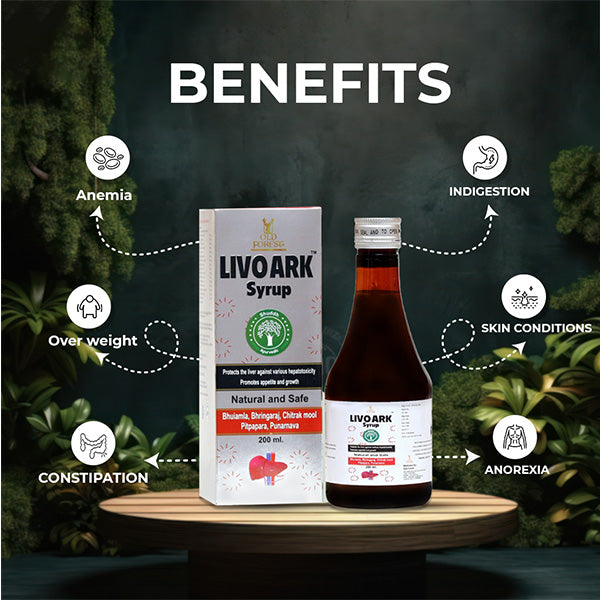 Livo Ark Syrup – Ayurvedic Liver Tonic for Fatty Liver & Detox
