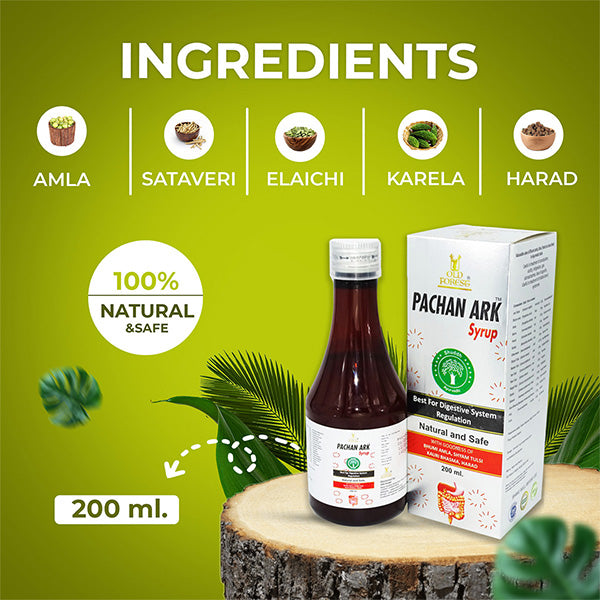 Pachan Ark Syrup – Natural Relief from Bloating, Acidity & Stomach Discomfort