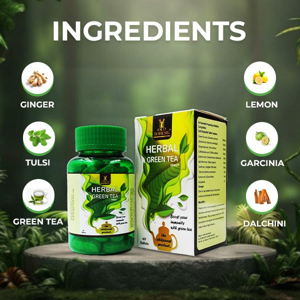 Herbal Green Tea Tablets – Natural Detox & Metabolism Booster