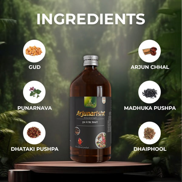 Arjunarishta – Ayurvedic Cardio Tonic for Strong Heart & Vitality